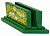 Салфетница с художественной росписью "Хохлома - Зеленый фон"