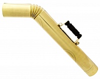 Труба к жаровому самовару (латунь) с деревянной ручкой диаметр 60 мм.
